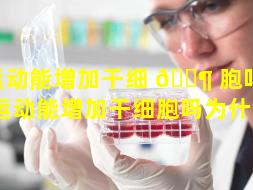 运动能增加干细 🐶 胞吗 🦄 （运动能增加干细胞吗为什么）
